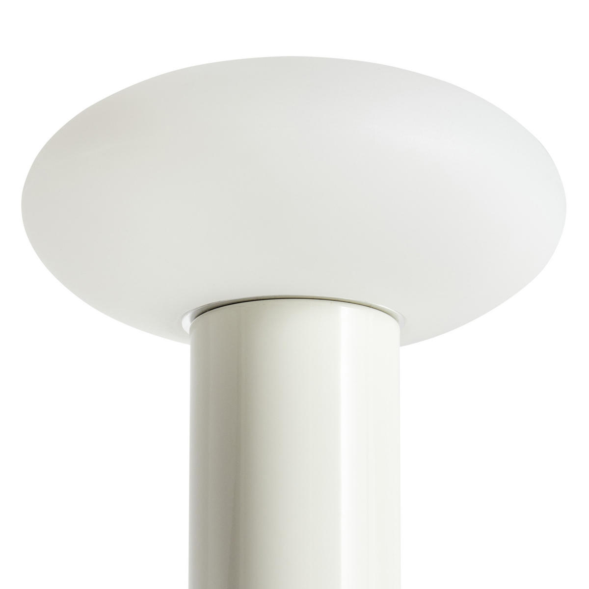 LED-TISCHLEUCHTE Weiß/Schwarz Buayan - Schwarz/Weiß, Metall (15/15/25cm) - Beliani