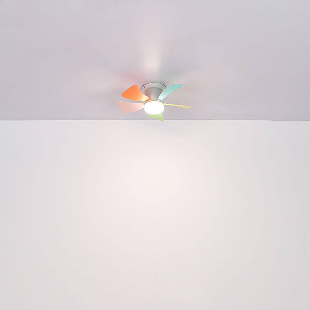 LED DECKENLEUCHTE HINES Bunt Kunststoff - Multicolor, Metall (40.6/40.6/12.6cm) - Globo Lighting