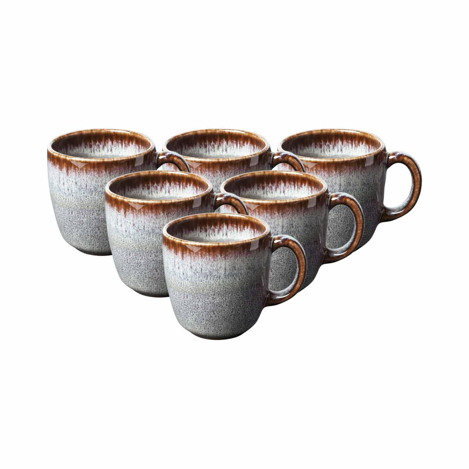 KAFFEETASSEN Lave Beige 190 ml 6er Set - Beige, Keramik (0.19L) - like.Villeroy & Boch