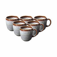 KAFFEETASSEN Lave Beige 190 ml 6er Set - Beige, Keramik (0.19L) - like.Villeroy & Boch