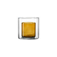 WINDLICHT Duo braun 16 cm - Braun, Glas (16/16/16cm) - Ritzenhoff Breker