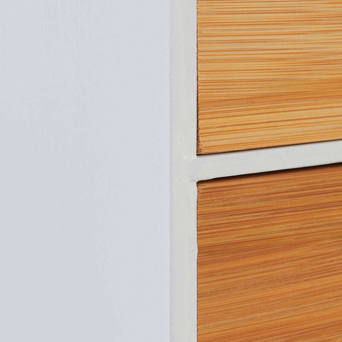 ZÁSUVKOVÝ box - biela, drevo/kompozitné drevo (16.5/27.5/21cm) - Relaxdays