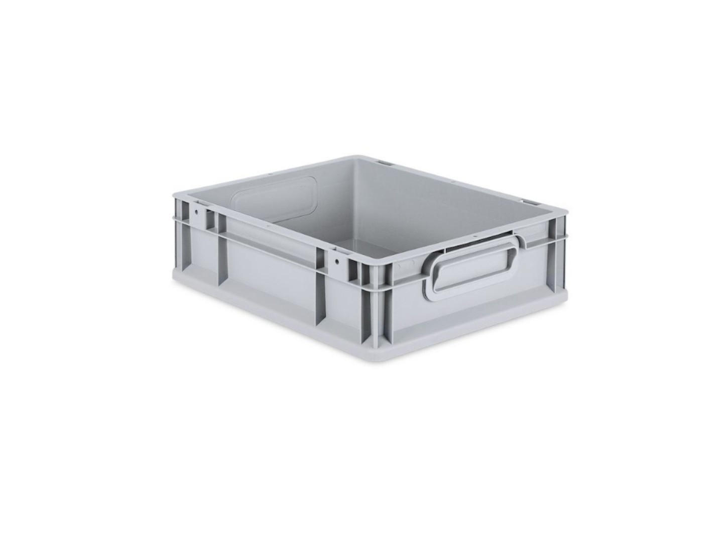 EUROBOX 5x Nextgen Economy Griffe Geschlossen 12x30x40cm 11 Liter - Grau, Kunststoff (30/12/40cm) - PROREGAL
