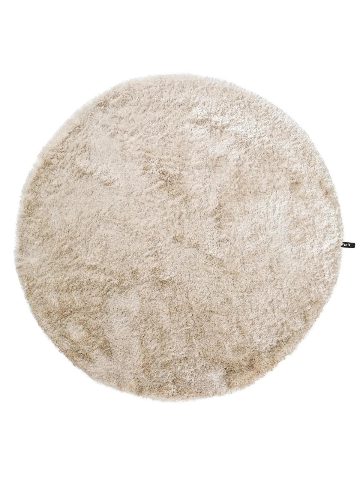 SHAGGY koberec Whisper Béžová ø 160 cm - béžová, textil/umělá hmota (160/160cm) - benuta Nest