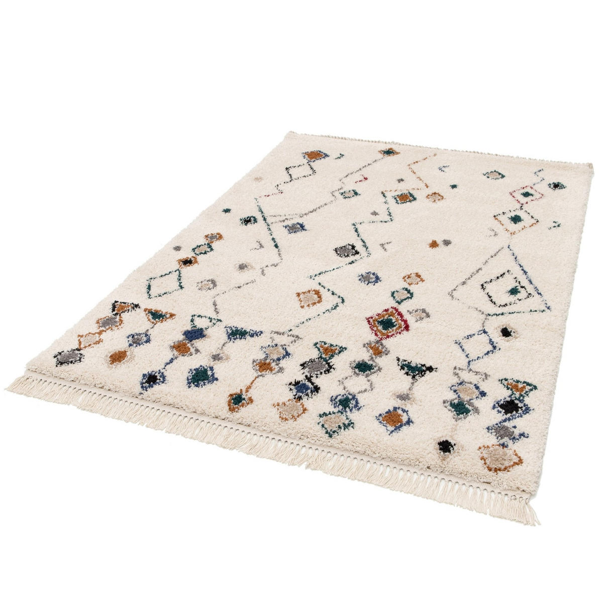 TEPPICH weich Ethno-Stil mehrfarbig - Multicolor, Textil (200/290cm) - AFK Living