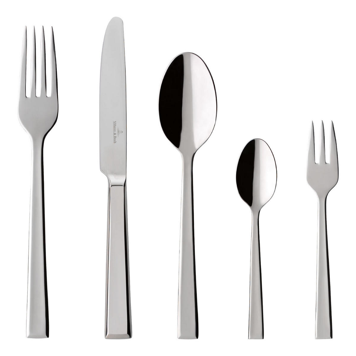 TAFELBESTECK Victor silber 30er Set - Silberfarben, Metall - Villeroy & Boch