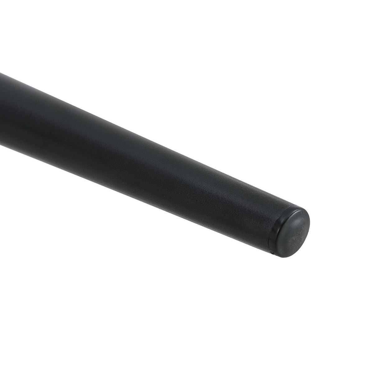 ESSZIMMERSTUHL 4er-Set 83 cm Kunststoff Transparent mit Metallbeinen Schwarz - Schwarz, Metall (45.7/83/44cm) - Meubliv