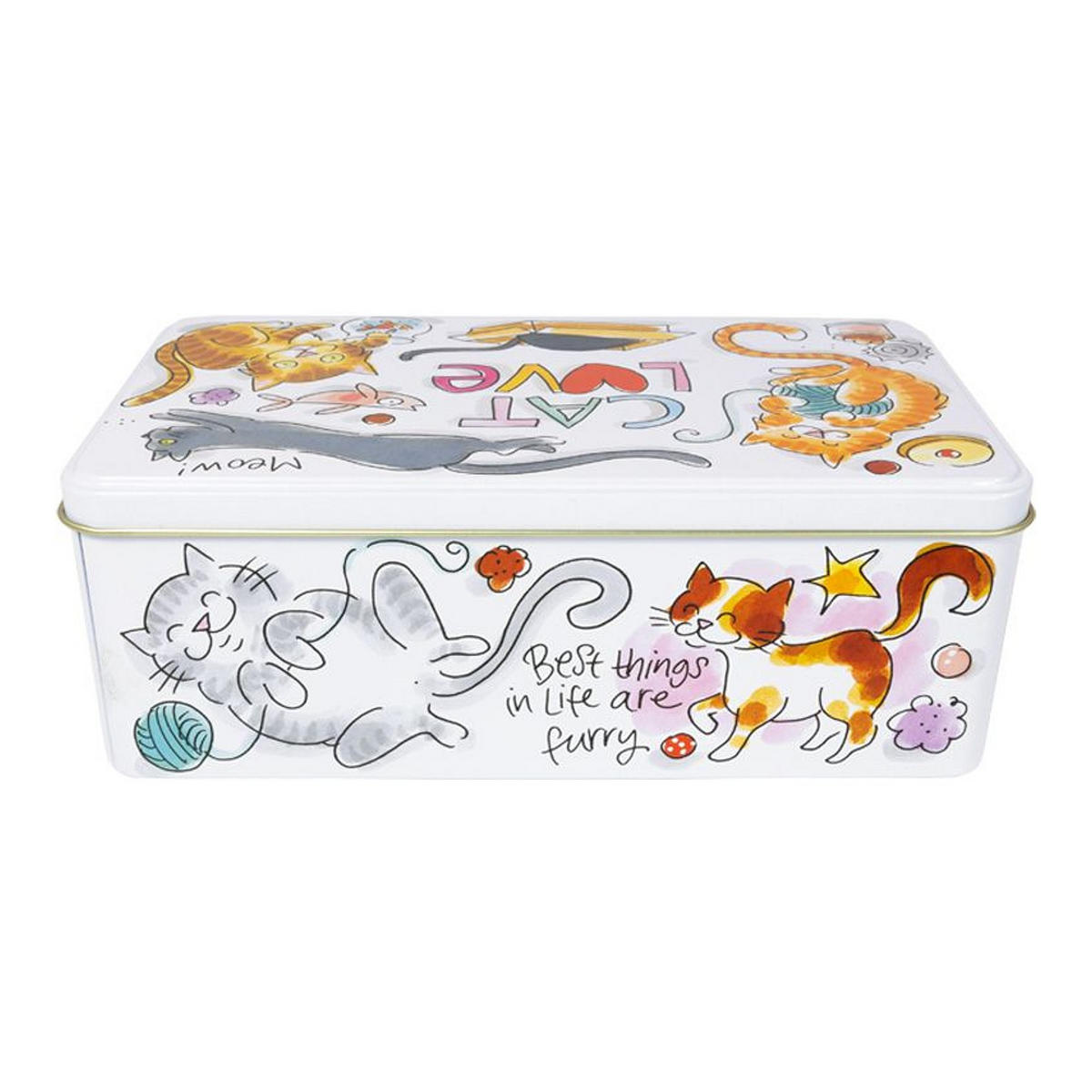 DOSE Katzenliebe in Bunt - 19,5 x 10,5cm - Multicolor, Metall (10.4/7/19.5cm) - Blond Amsterdam