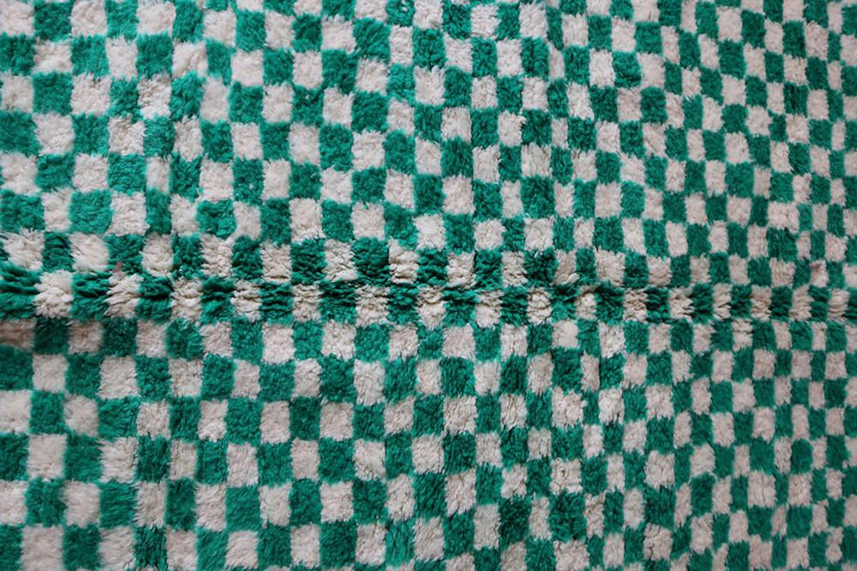 BERBERTEPPICH aus reiner Wolle 166x 269 cm - Grün, Naturmaterialien (166/269cm) - AFK Living