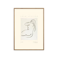POSTER mit Rahmen Arch Atelier - Carl Newman 01 - Eichefarben/Naturfarben, Holz/Papier (30/40cm) - Poster&Frame