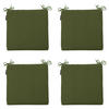 SITZKISSEN Moos 40/40 cm 4er-Set - Dunkelgrün, Textil (40/4/40cm) - Madison
