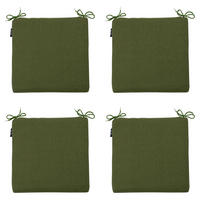 SITZKISSEN Moos 40/40 cm 4er-Set - Dunkelgrün, Textil (40/4/40cm) - Madison