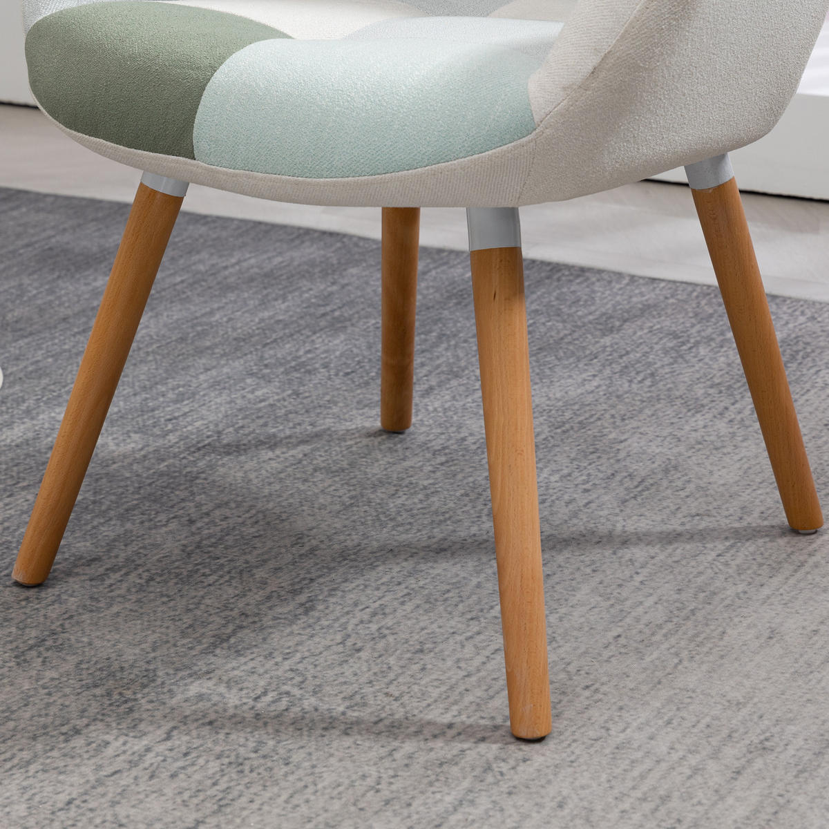 OHRENSESSEL in Webstoff, Multicoloured - Multicolor, Textil/Metall (65/106/50cm) - Meubles Cosy