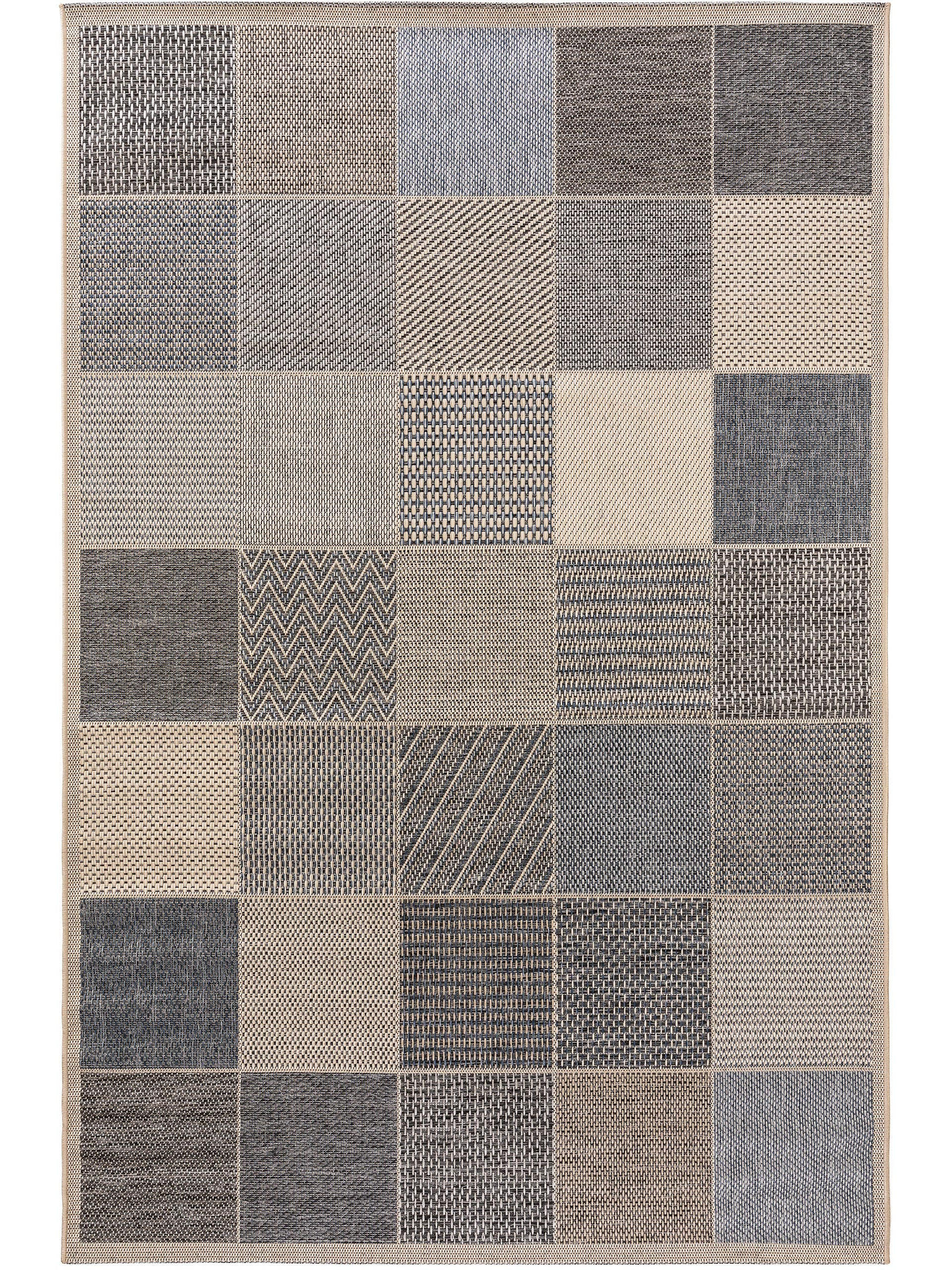 OUTDOORTEPPICH River Blau 160x230 cm - Blau, Textil (160/230cm) - benuta Nest