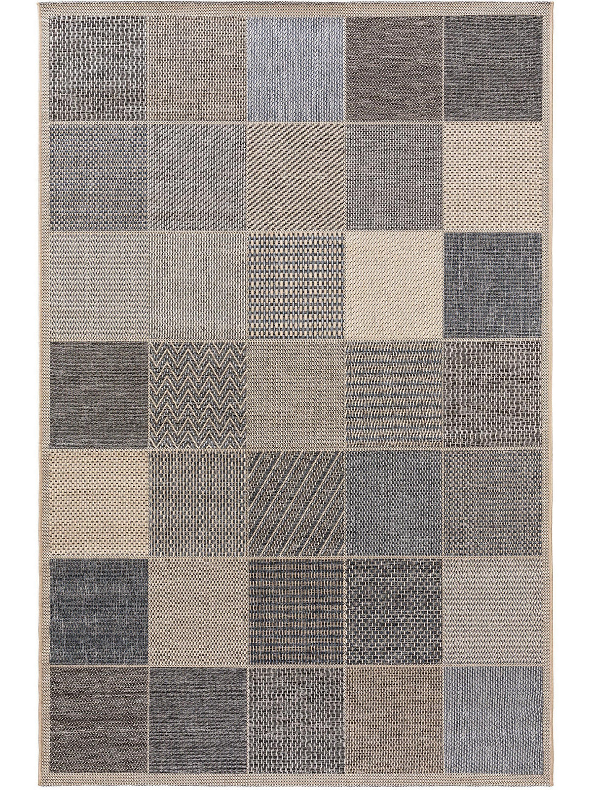 OUTDOORTEPPICH River Blau 133x190 cm - Blau, Textil (133/190cm) - benuta Nest