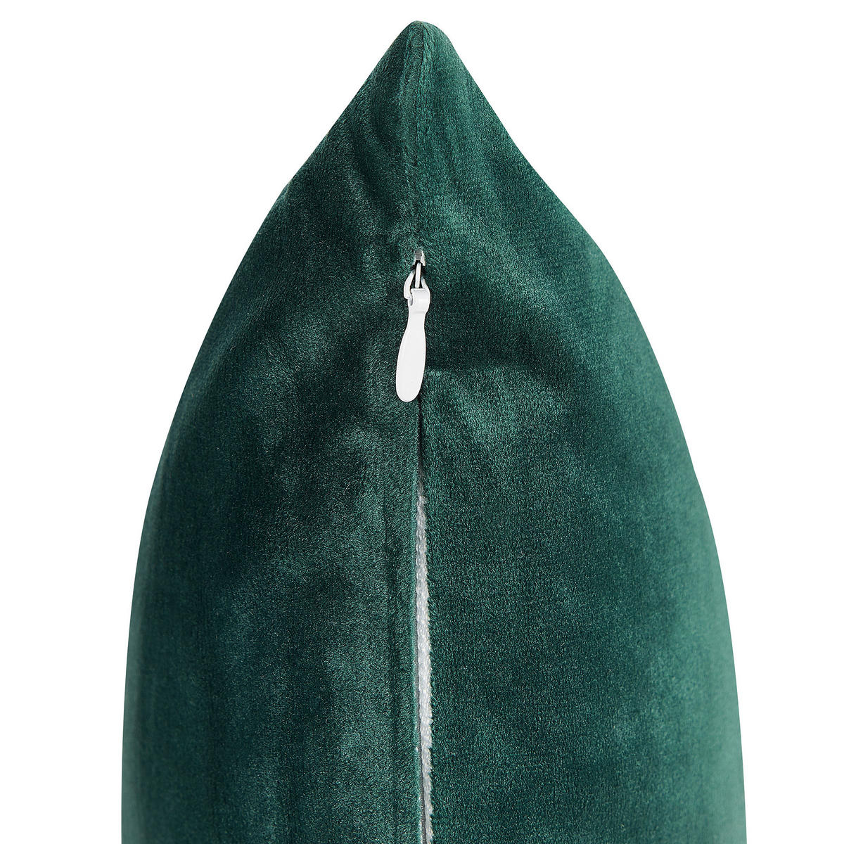 DEKOKISSEN 2er-Set Smaragdgrün 45/45 cm Ceropegia - Smaragdgrün, Textil (45/45cm) - Beliani