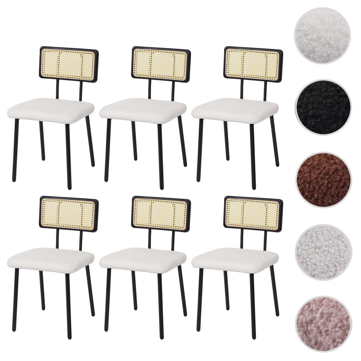 ESSZIMMERSTUHL Weiß - Weiß, Textil (45/80/52cm) - MCW