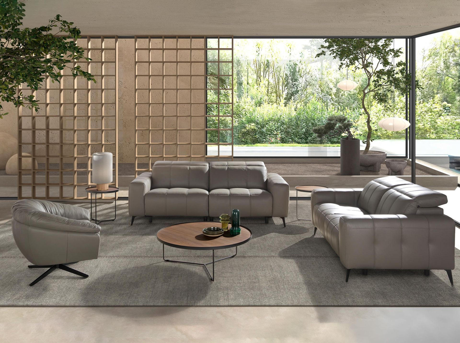 Thumbnail - Angel Cerda Sofa, Schwarz, Leder, Uni, 3-Sitzer, Rechteckig, 216x98x110 cm, Wohnzimmer, Sofas & Couches, Sofas, 3-Sitzer...