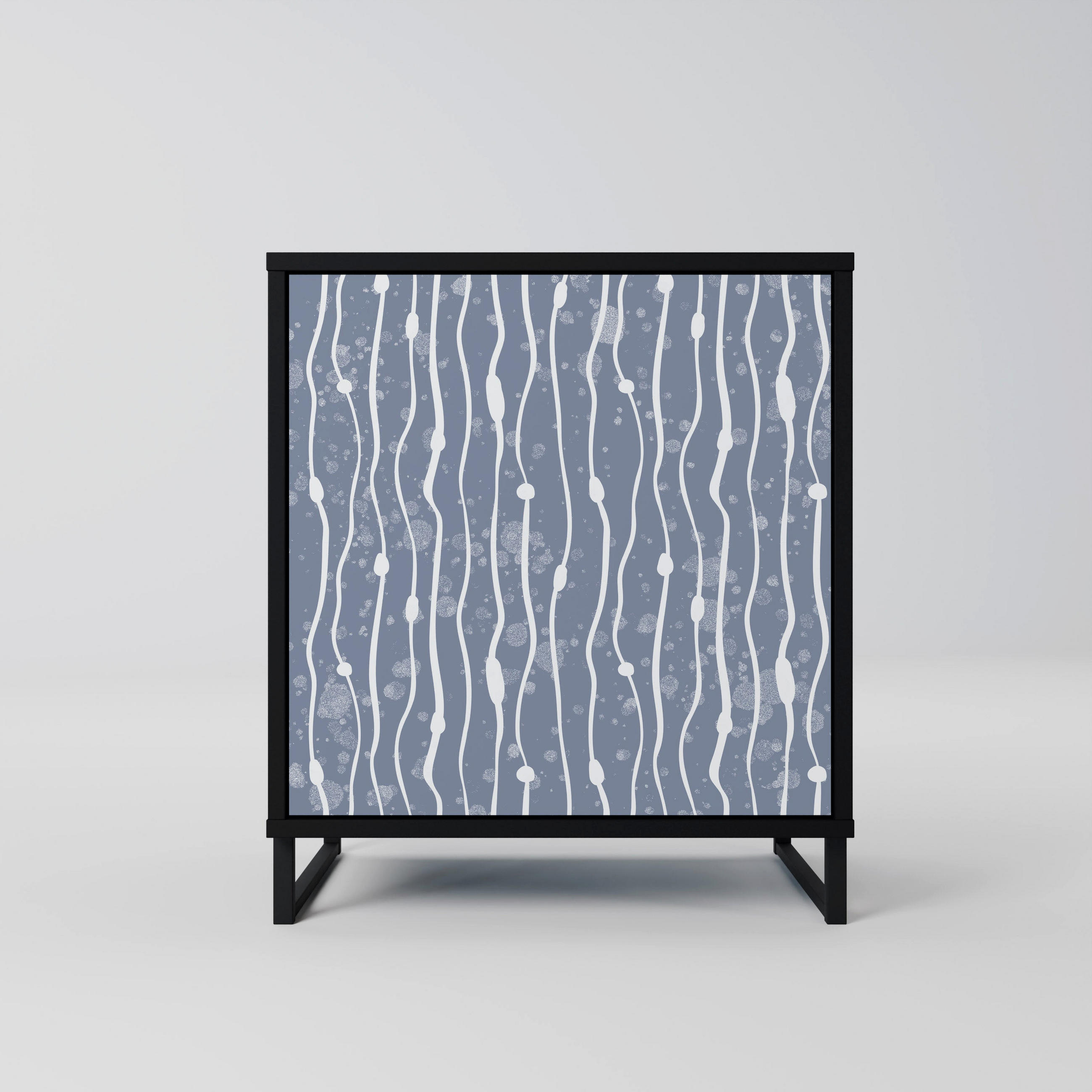 SpaceRebels Sideboard Schwarz 57.5x67.5x42 cm