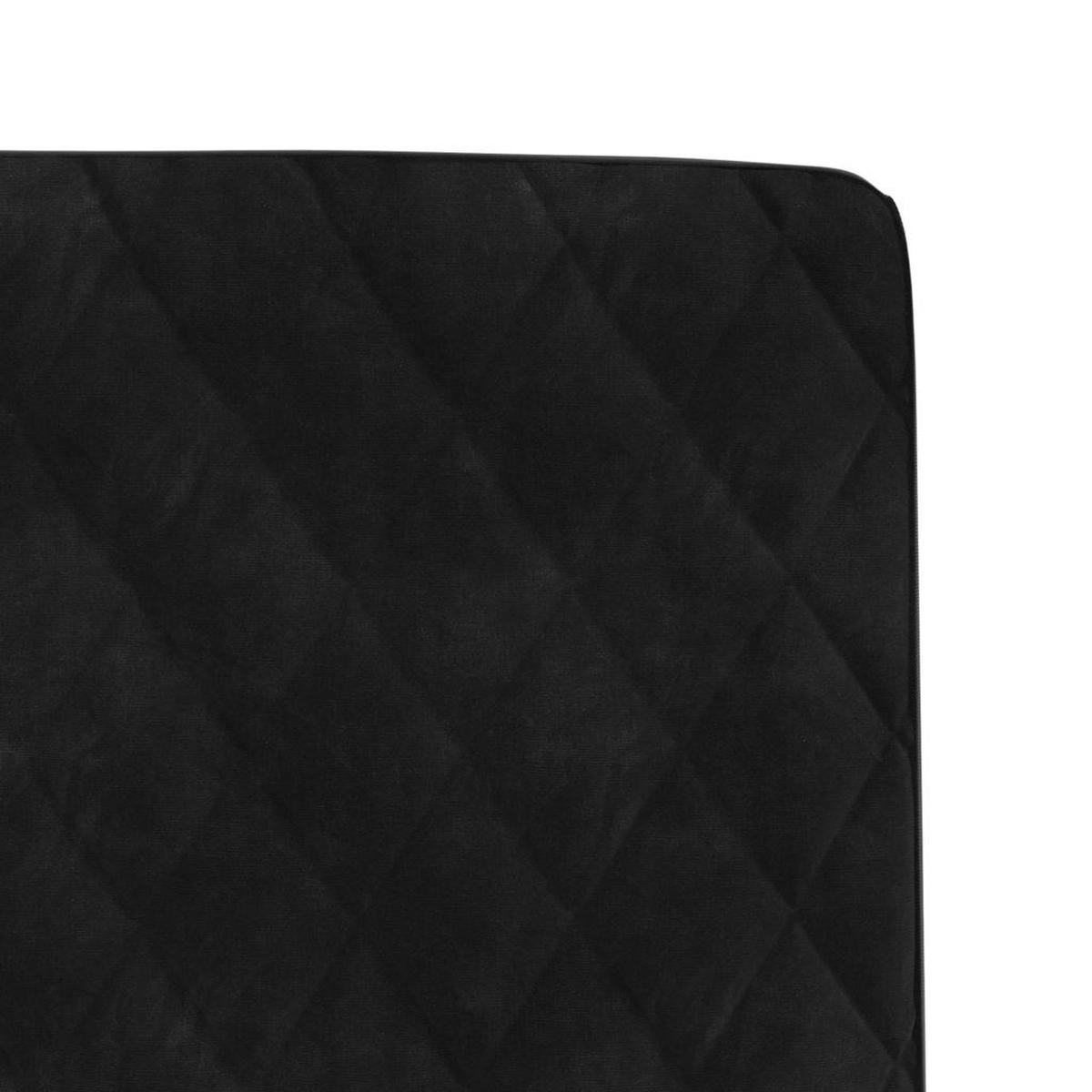 ESSZIMMERSTÜHLE 2 Stk. Schwarz Samt 45*54*83cm - Schwarz, Metall (45/83/54cm) - ZMH