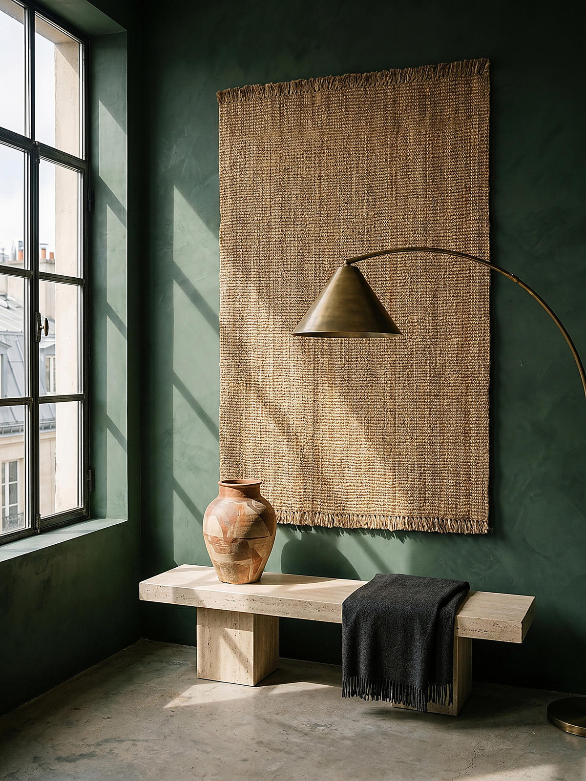 TEPPICH Jute Wende-Design, strapazierfähig ERME, Braun 60x150 cm - Braun, Naturmaterialien (150/60cm) - KADIMA DESIGN