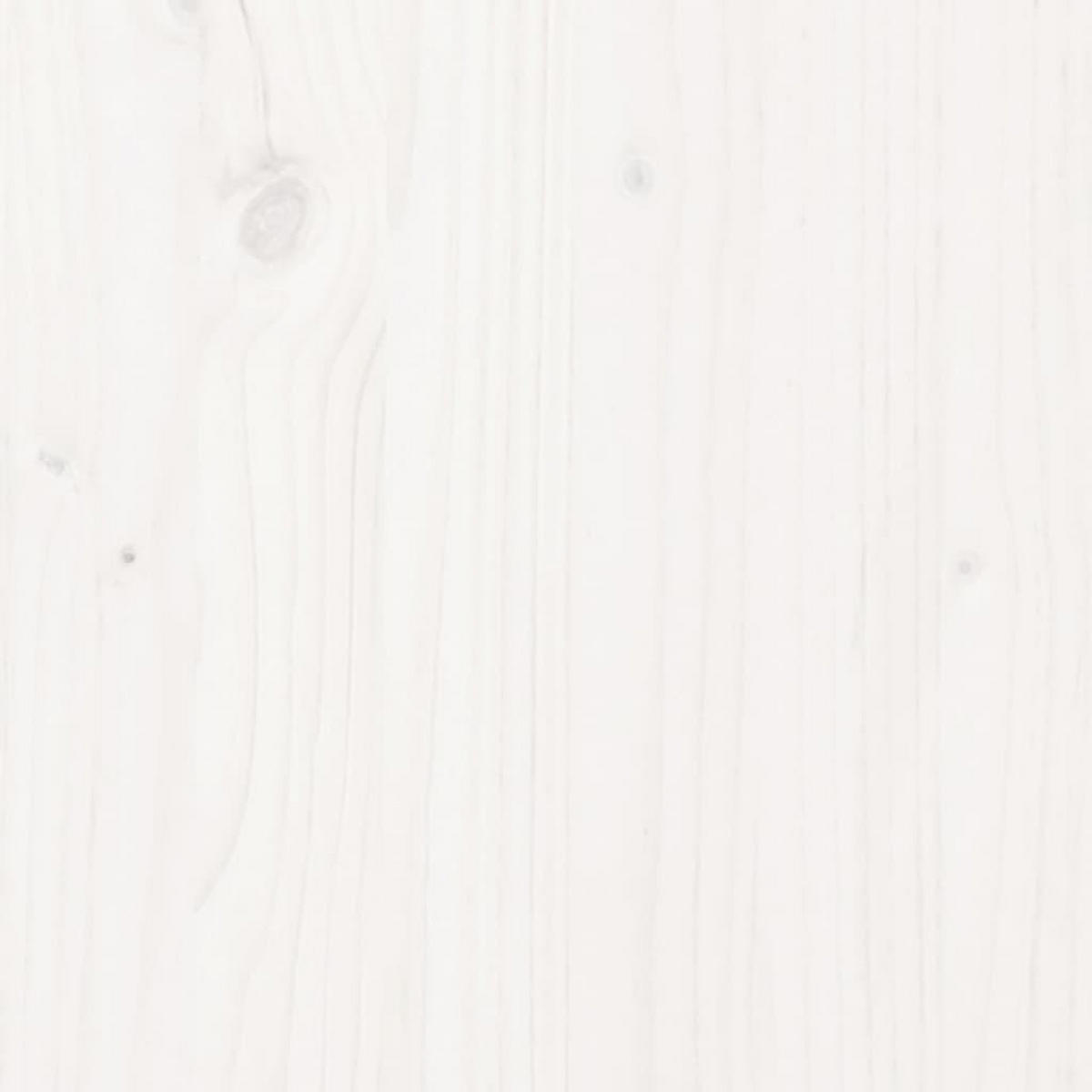 BETT Neiman 104/195.5 cm - Weiß, Holz (90/190cm) - Nettlife