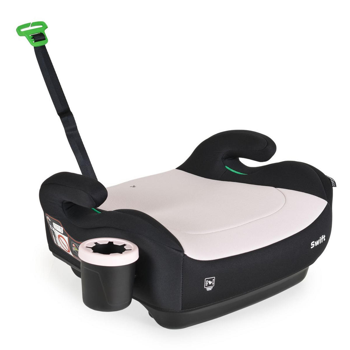 SITZERHÖHUNG Swift (125-150cm) rosa Armlehne, Getränkehalter - Rosa, Kunststoff (39/22/42cm) - Cangaroo