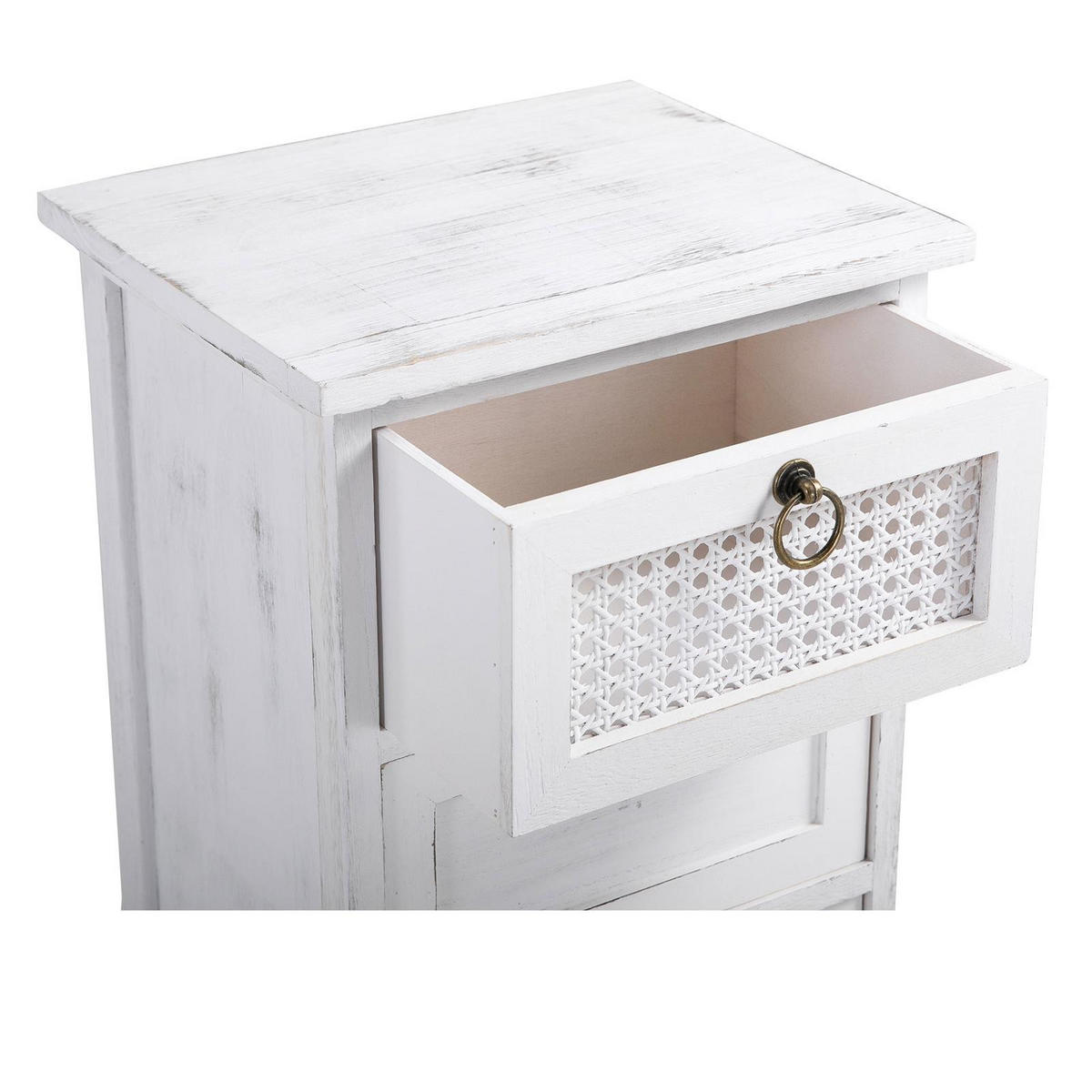NACHTTISCH IRMA - Weiß, Holz (35/75/29cm) - CARO-Möbel