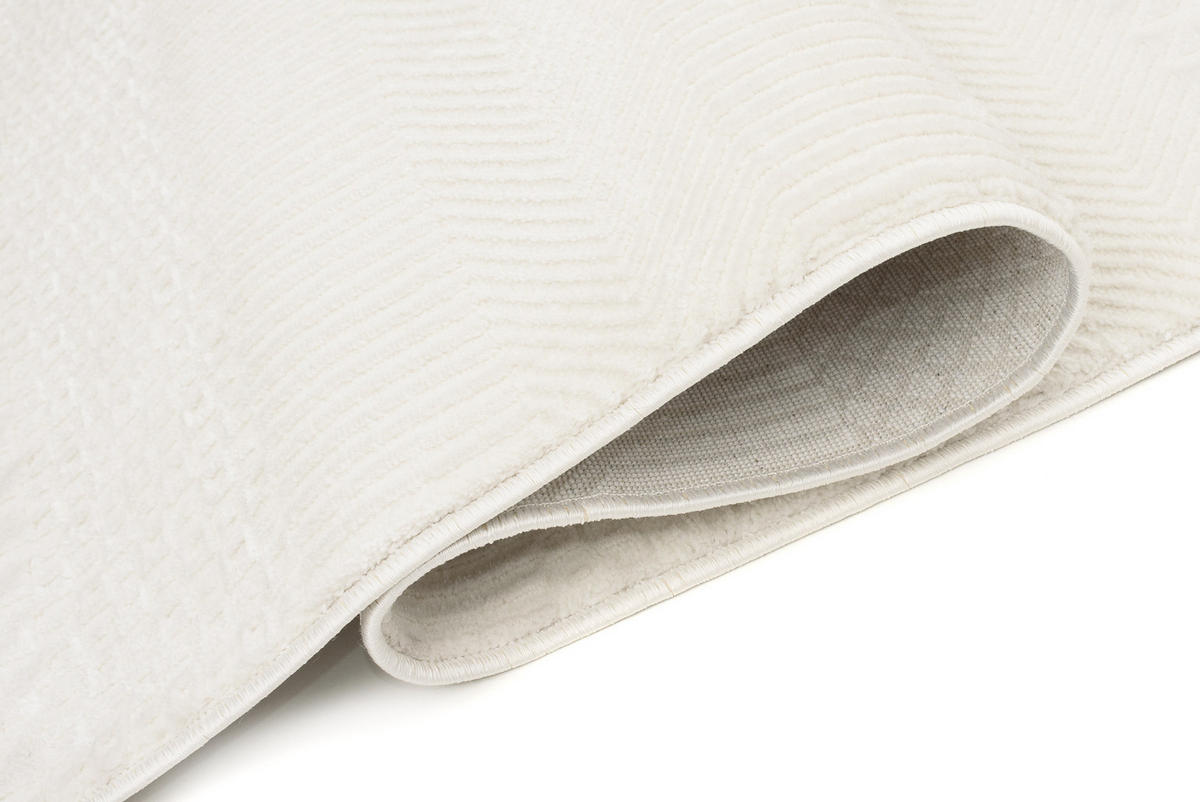 TEPPICH HERA Weiß 140/200 cm - Weiß, Textil (140/200cm) - Tapiso