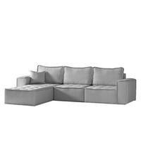 ECKSOFA L-förmige Bohoo-Maxi Grau Links - Grau, Holz (192/292cm) - Kaiser Möbel