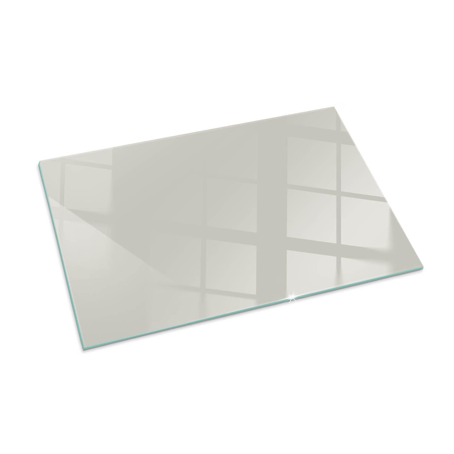 ArtPrintCave Glasplatte Creme 100x70x0.4 cm