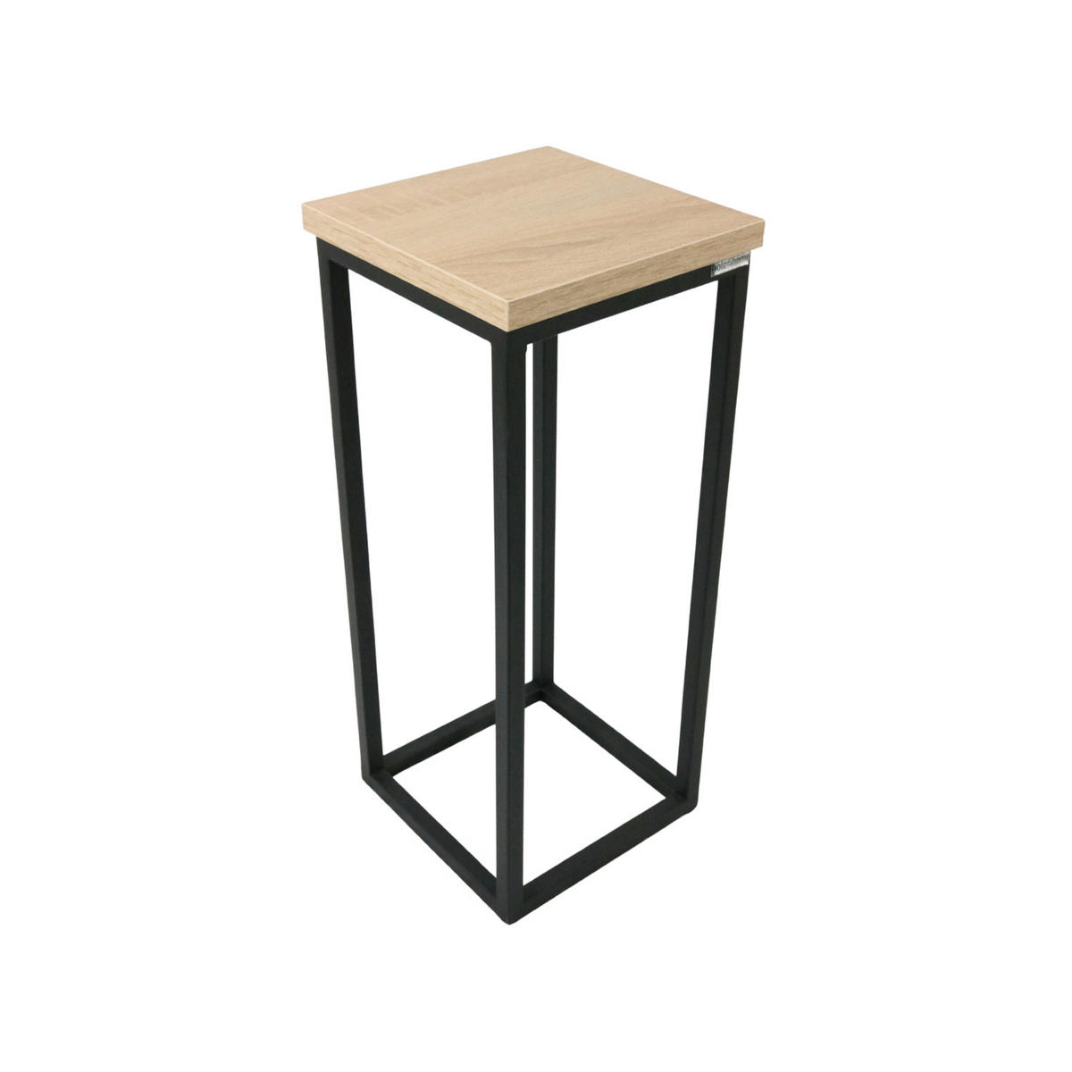 BLUMENSTÄNDER-SET 3-teilig - Sonoma / Schwarz - 50cm | 70cm | 90cm - Schwarz, Metall (21/21/90cm) - holz4home