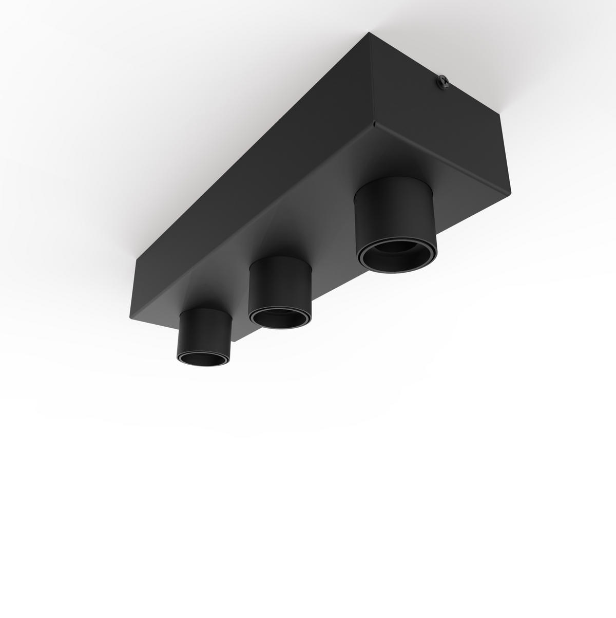 DECKENLEUCHTE - Schwarz, Metall (10/30/7.5cm) - Lumicom