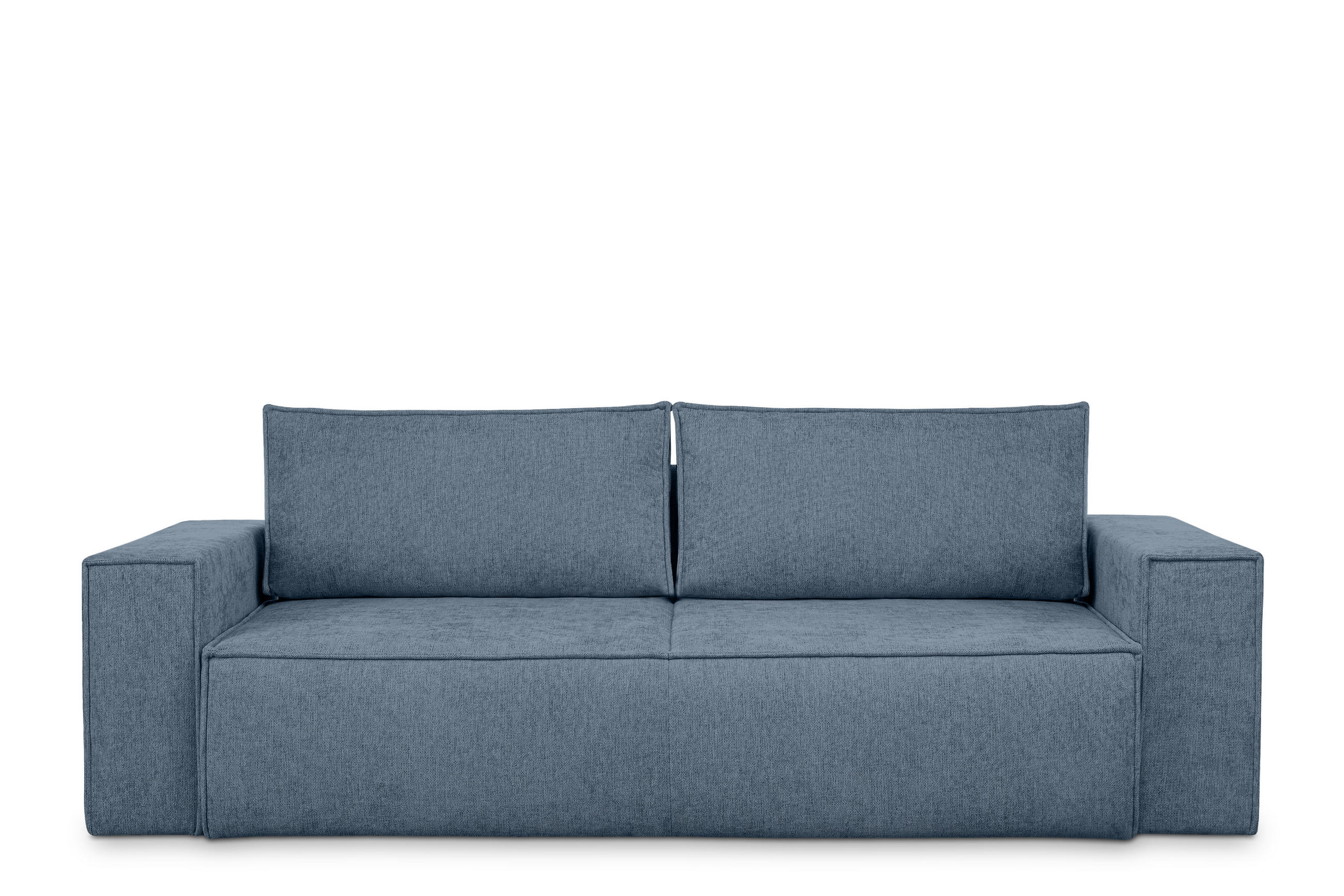 3-SITZER-SOFA NAPI II mit Schlaffunktion, hellblau - Hellblau, Textil (244/89/101cm) - KONSIMO®