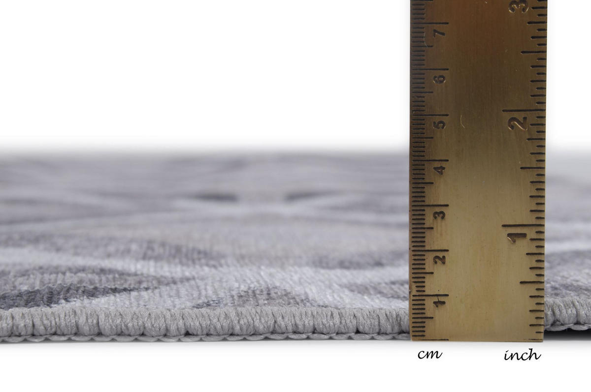 KURZFLORTEPPICH Serena 160x230 cm - Grau, Textil (160/230cm) - Gino Falcone