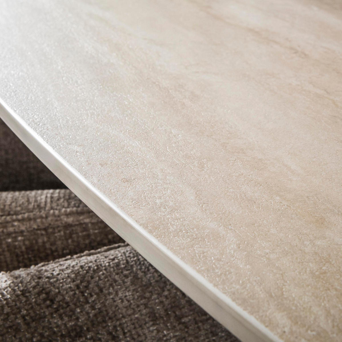 ESSTISCH ROMANO CROCE Beige Keramiktisch 180cm - Beige, Keramik (180/90/77cm) - alesvelt