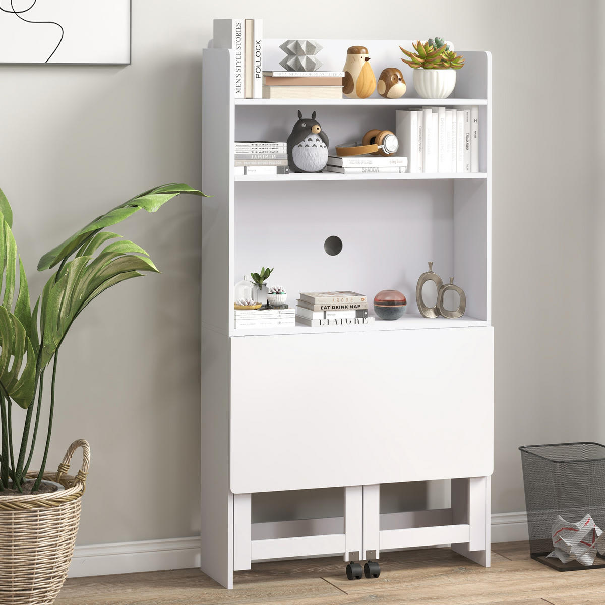 BÜROTISCH Weiß 1 Stück - Weiß, Holzwerkstoff (110/50/80cm) - GiPP