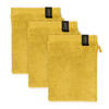 WASCHHANDSCHUH BAUMWOLLE SENSE 3ER SET - Gelb, Textil (16/21cm) - Schöner Wohnen