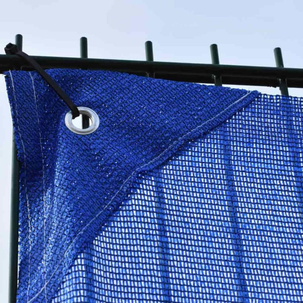 SICHTSCHUTZ Bauzaunnetz, blau, 1,80m x 3,45m - Blau, Kunststoff (30/30cm) - KLASEBO