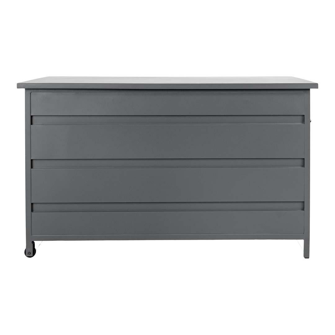 KISSENBOX grau - Grau, Holzwerkstoff (130/75/60cm) - ebuy24
