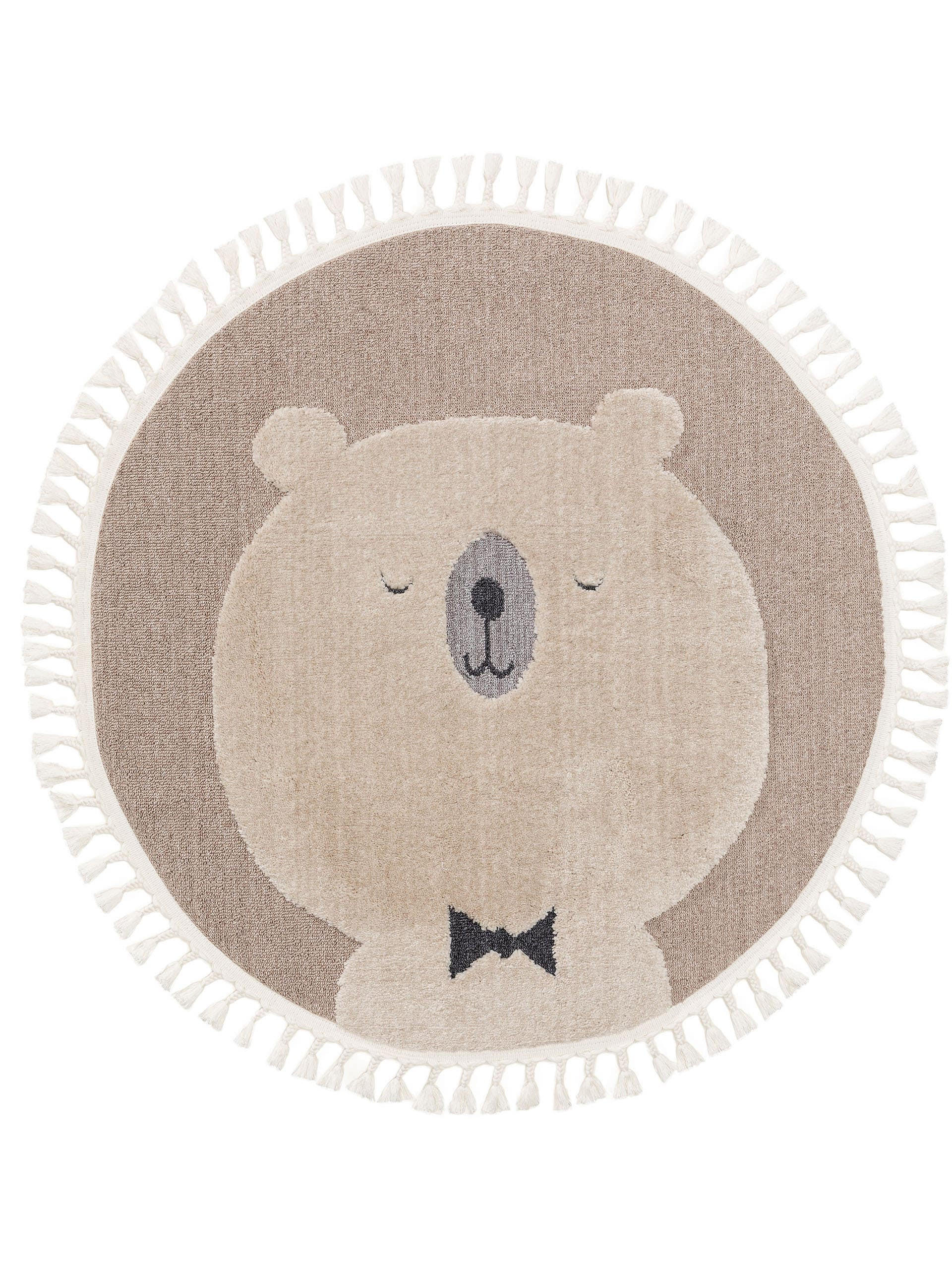 KINDERTEPPICH Momo Beige ø 120 cm rund - Beige, Textil (120/120cm) - Lytte