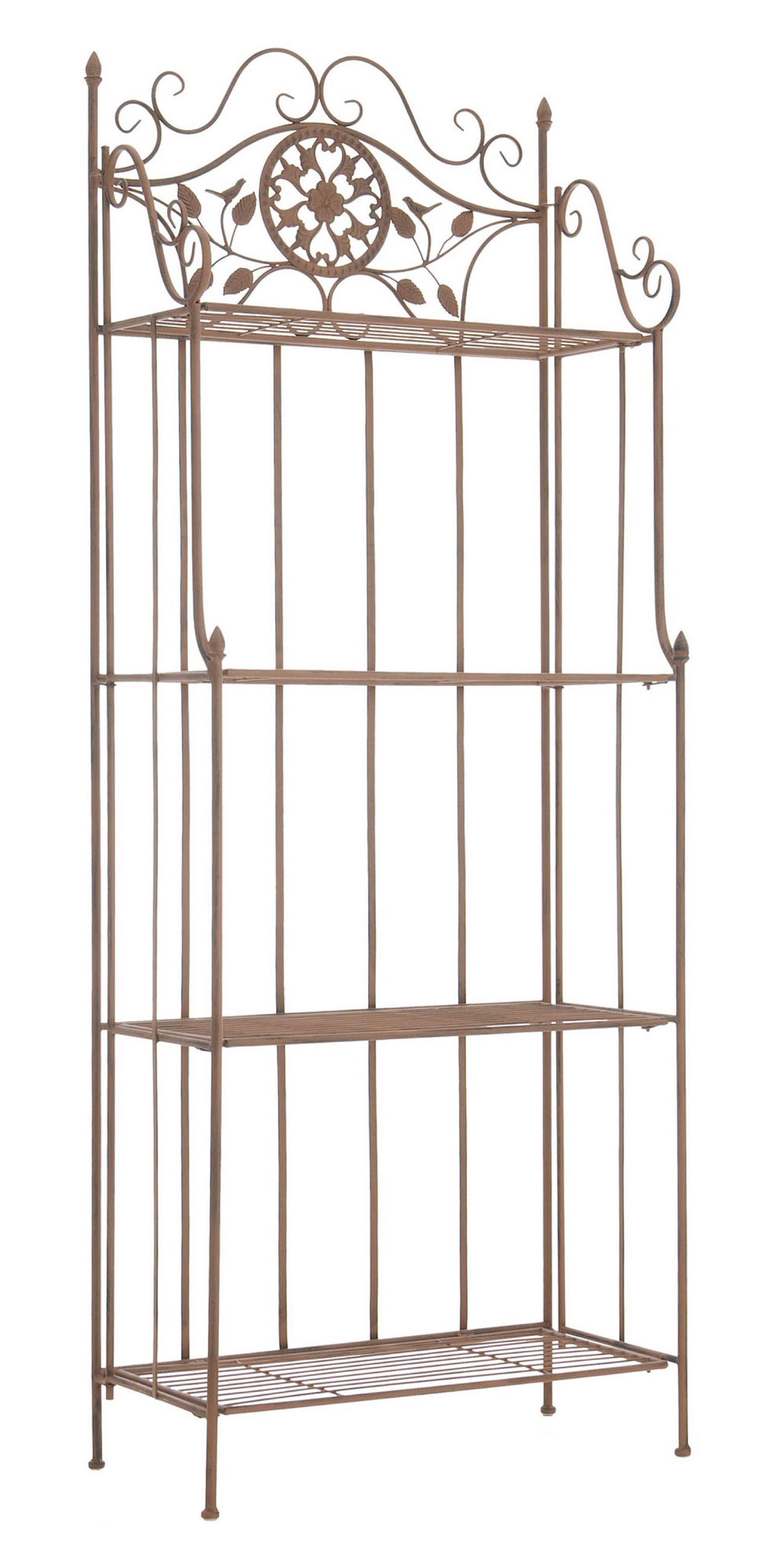 STANDREGAL Florenz antik braun - Hellbraun, Metall (66/175/32cm) - TPFGarden