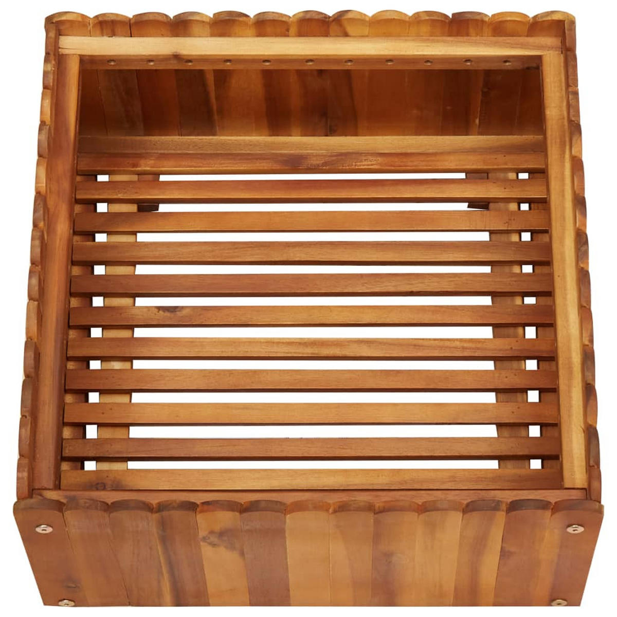 GARTEN-HOCHBEET 50 x 50 x 25 cm Massivholz - Braun, Holz (50/25/50cm)