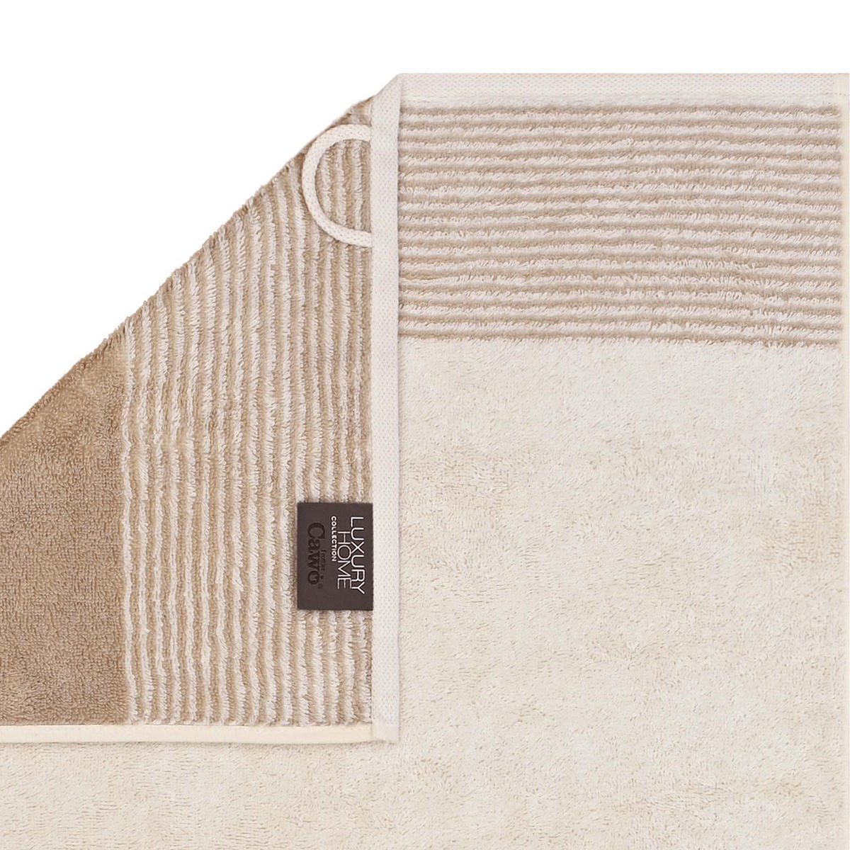 HANDTUCH Frottee in Beige 50 x 100 cm - Naturfarben, Naturmaterialien (100/50cm) - Cawoe