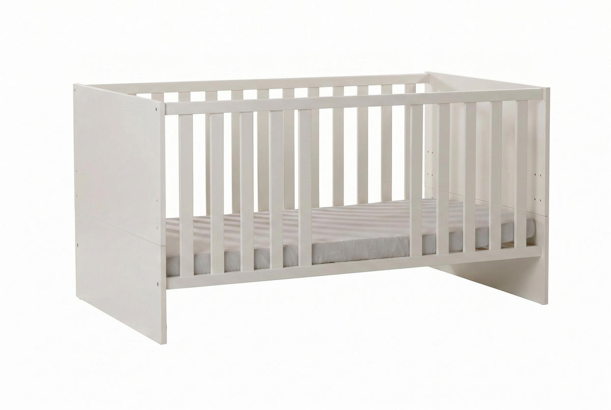 BABYBETT Essentials Premium Weiß - Weiß, Holz/Holzwerkstoff (70/140cm) - arthur berndt