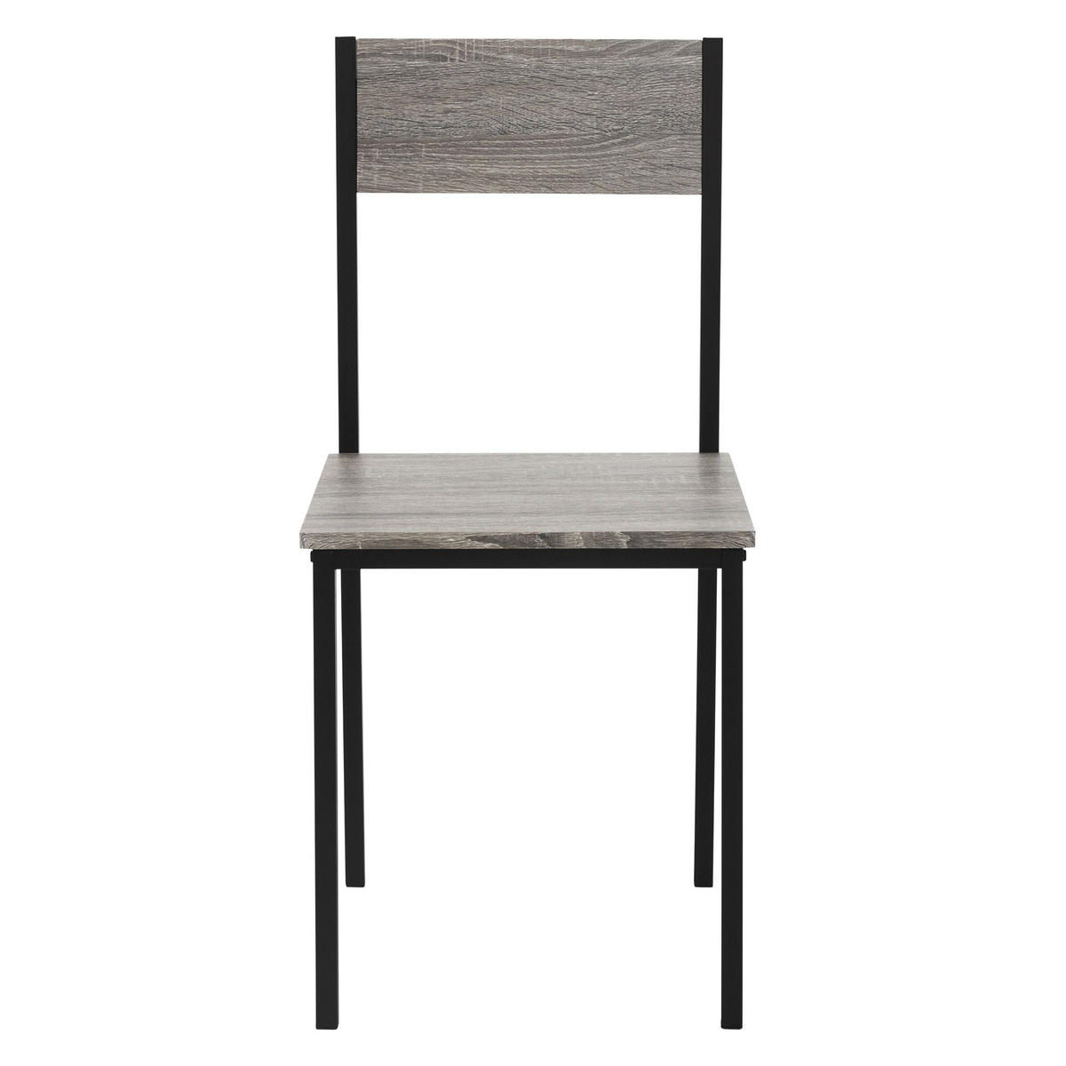 ESSTISCH Set 4-teilig - Grau, Holzwerkstoff (70/86.5/110cm) - ML-DESIGN