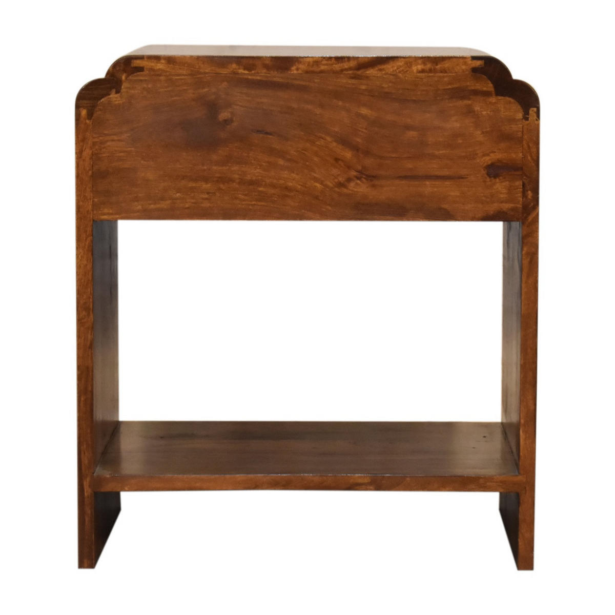 NACHTTISCH Newton - Messingfarben/Braun, Holz/Metall (45/50/35cm) - Artisan Furniture