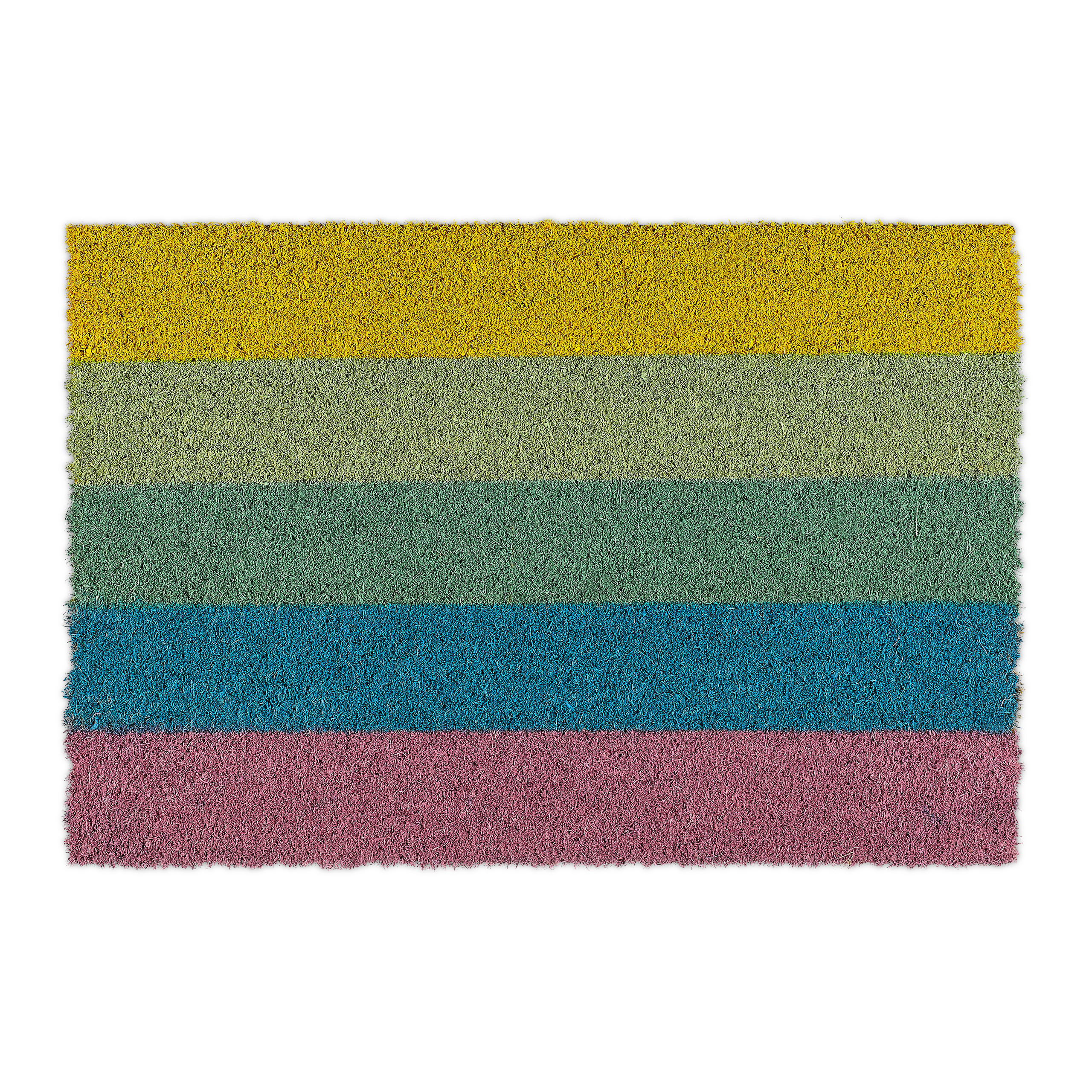 FUSSMATTE - Multicolor, Kunststoff/Textil (60/40cm) - Relaxdays