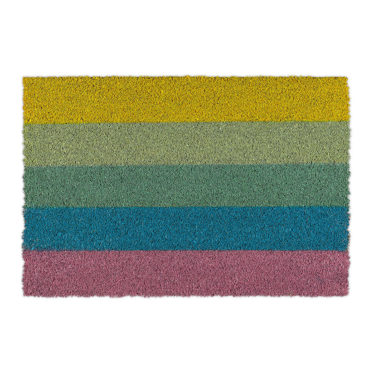 FUSSMATTE - Multicolor, Kunststoff/Textil (60/40cm) - Relaxdays