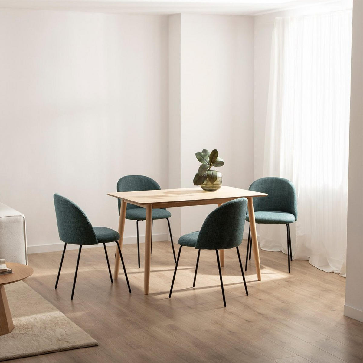 ESSTISCH Ada Natürlich 120 cm x 75 cm - Naturfarben, Holzwerkstoff (75/120/75cm) - Klast Home